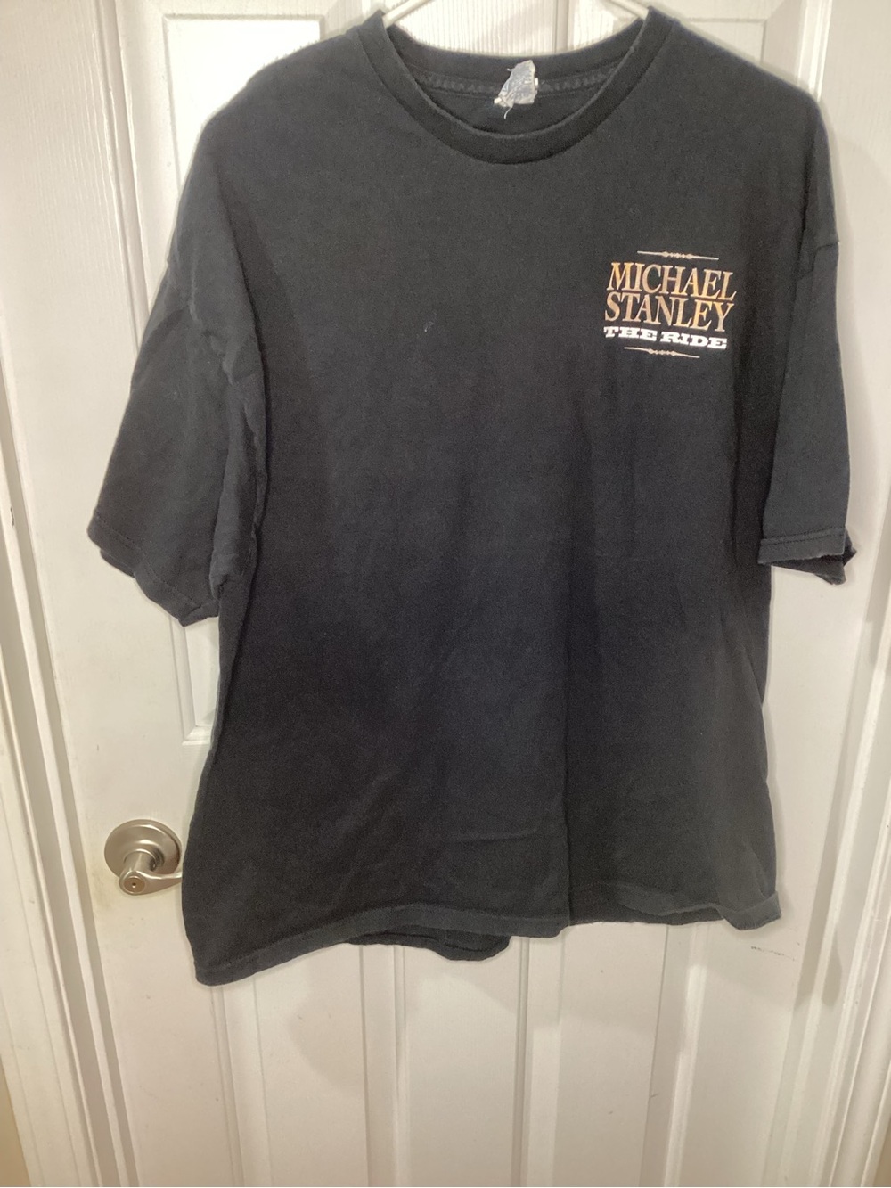 Michael Stanley The Ride Band T Shirt Black Graphic Tee Adult Size XL 2XL
